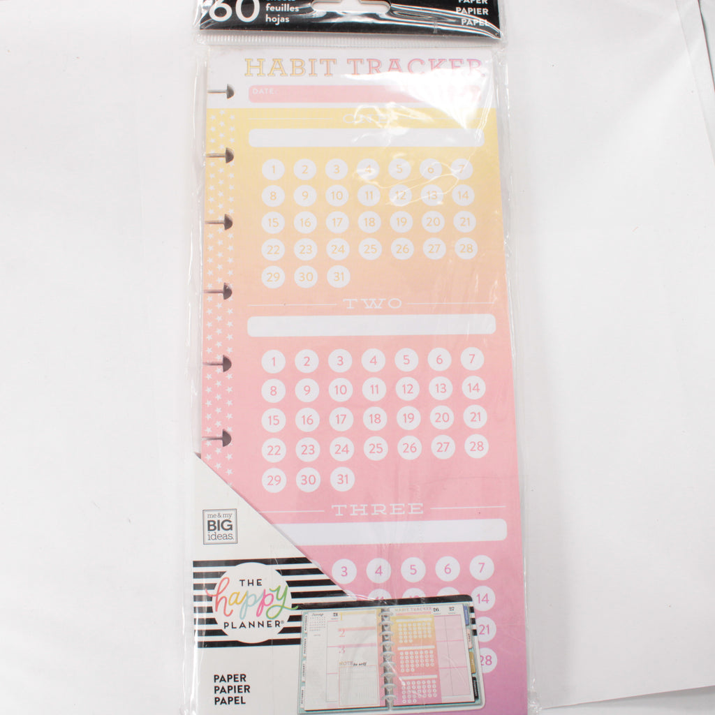 Classic Habit Tracker - Happy Planner DeStash