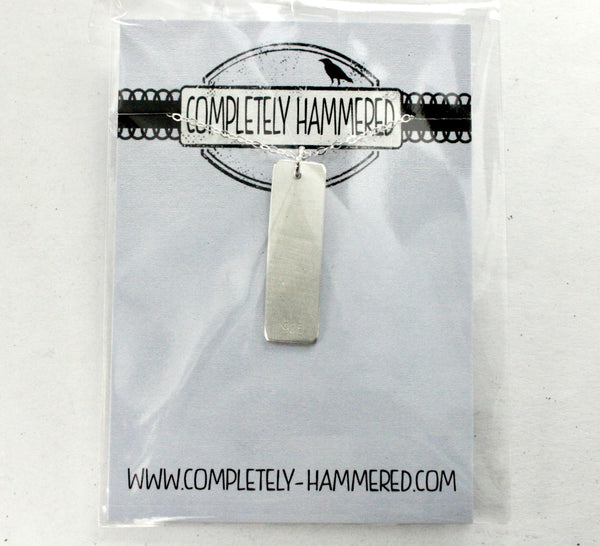 "Aut viam inveniam aut faciam" (I'll either find a way or make one) Sterling Silver Necklace