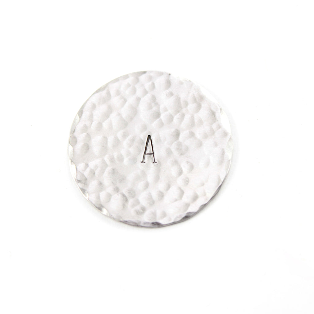 "A" MAGNETIC golf ball marker - READY TO SHIP