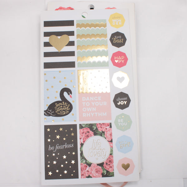 Sticker Book (Full / Unbound) - "Simply Lovely" (2018) - Happy Planner DeStash