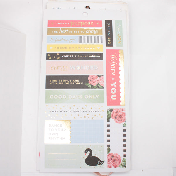 Sticker Book (Full / Unbound) - "Simply Lovely" (2018) - Happy Planner DeStash
