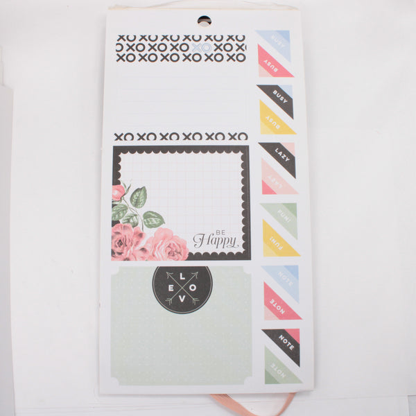 Sticker Book (Full / Unbound) - "Simply Lovely" (2018) - Happy Planner DeStash