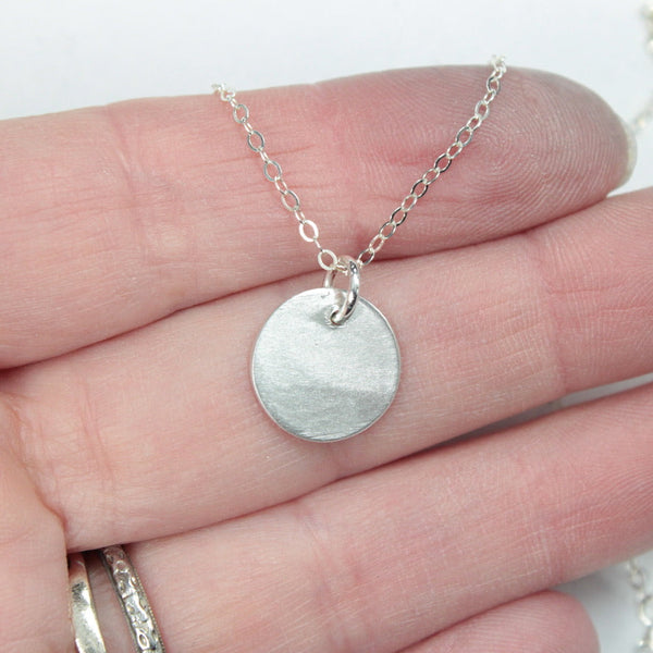 "Faith" Hand Stamped Sterling Silver or Gold Filled Necklace / Charm