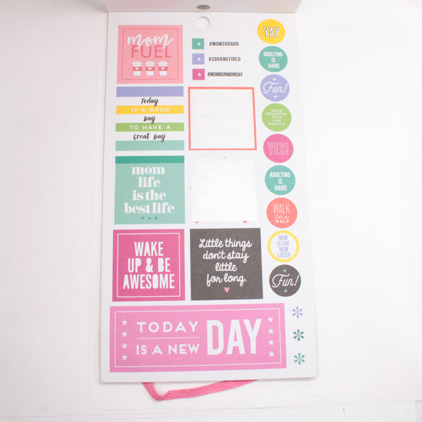 Sticker Book (Partial) - "Mom" (For Mini - 2017) - Happy Planner DeStash