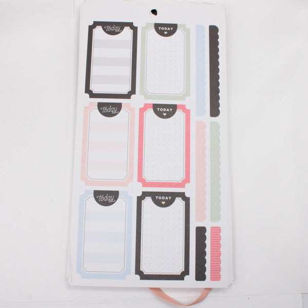Sticker Book (Full / Unbound) - "Simply Lovely" (2018) - Happy Planner DeStash