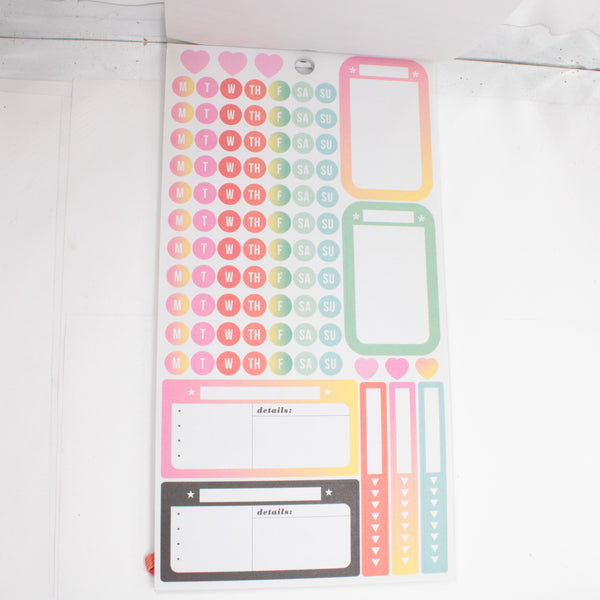 Sticker Book (Partial) - "Productivity" (2016) - Happy Planner DeStash