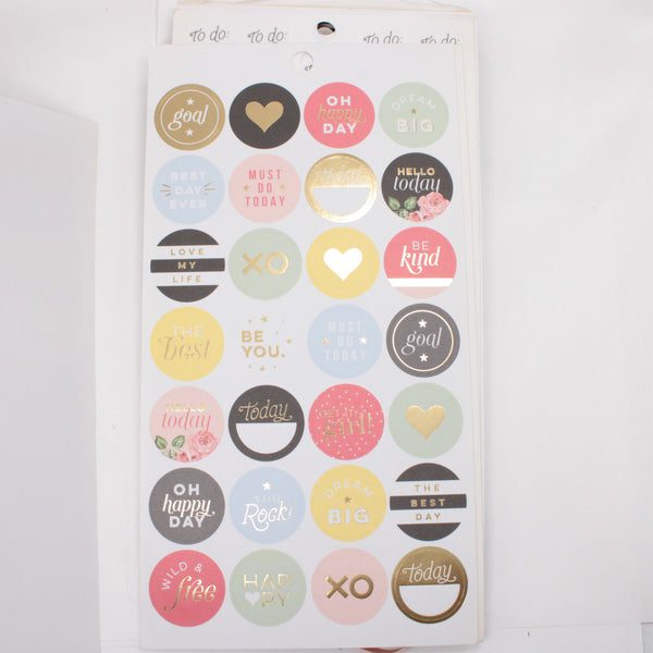 Sticker Book (Full / Unbound) - "Simply Lovely" (2018) - Happy Planner DeStash