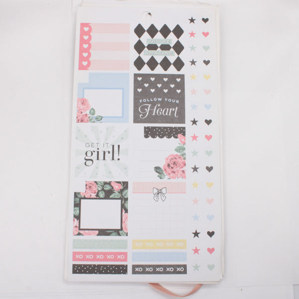 Sticker Book (Full / Unbound) - "Simply Lovely" (2018) - Happy Planner DeStash
