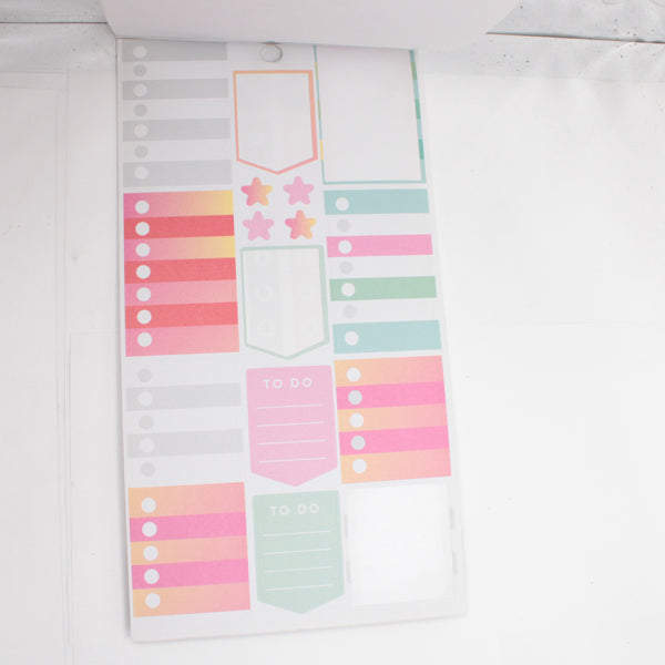 Sticker Book (Partial) - "Productivity" (2016) - Happy Planner DeStash