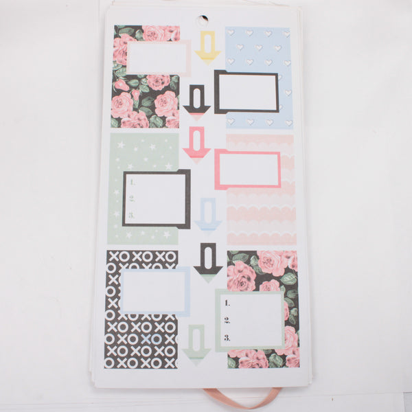 Sticker Book (Full / Unbound) - "Simply Lovely" (2018) - Happy Planner DeStash