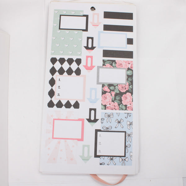 Sticker Book (Full / Unbound) - "Simply Lovely" (2018) - Happy Planner DeStash