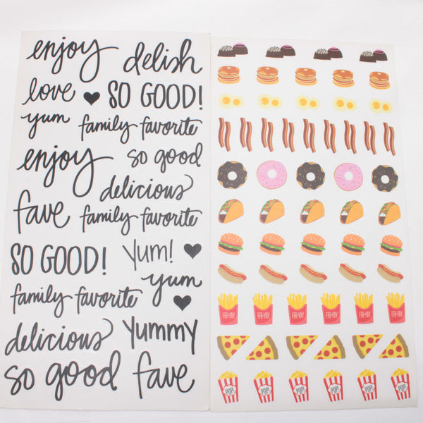 Large Lot of 48 pages of Stickers - Happy Planner DeStash