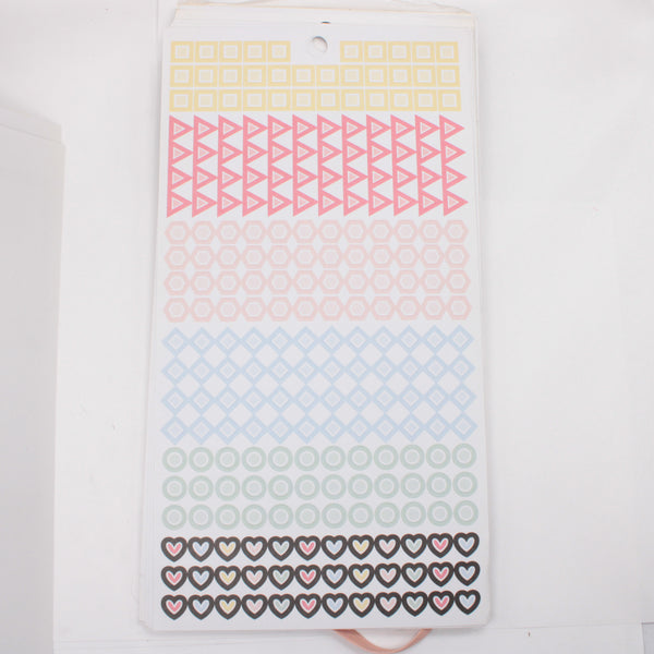 Sticker Book (Full / Unbound) - "Simply Lovely" (2018) - Happy Planner DeStash