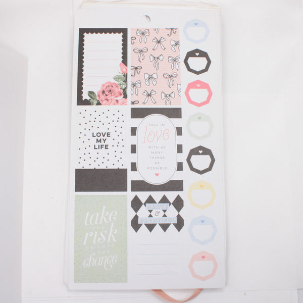 Sticker Book (Full / Unbound) - "Simply Lovely" (2018) - Happy Planner DeStash