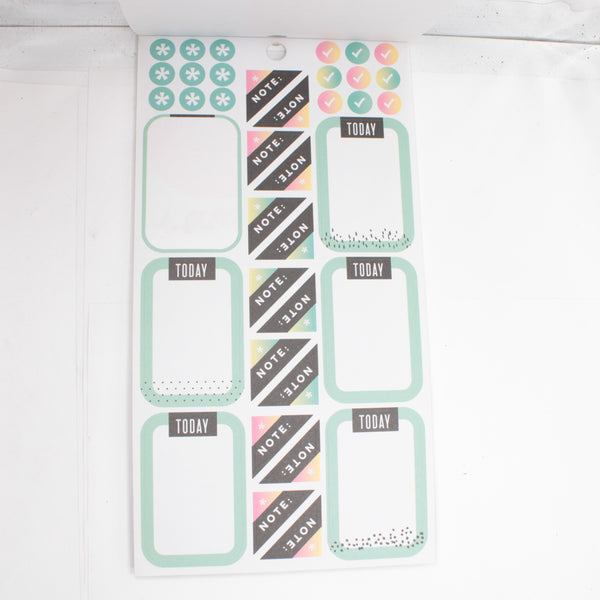 Sticker Book (Partial) - "Productivity" (2016) - Happy Planner DeStash