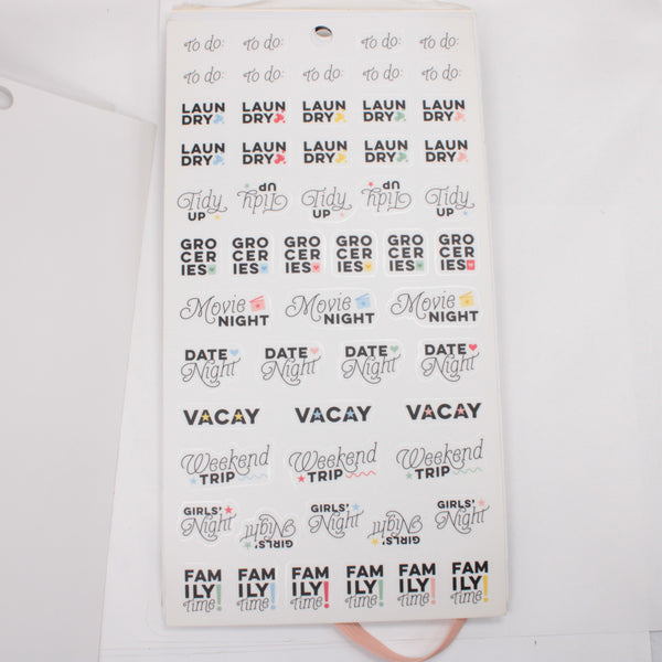 Sticker Book (Full / Unbound) - "Simply Lovely" (2018) - Happy Planner DeStash