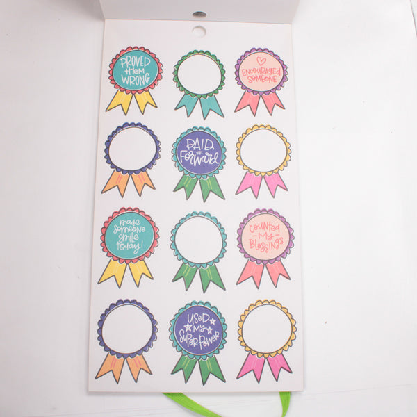 Sticker Book (Mostly Unused) - "Gold Star Quotes" (2018) - Happy Planner DeStash