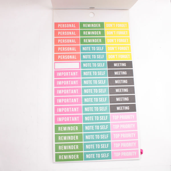 Sticker Book (Partial) - "Stickers (no name)" (2016) - Happy Planner DeStash