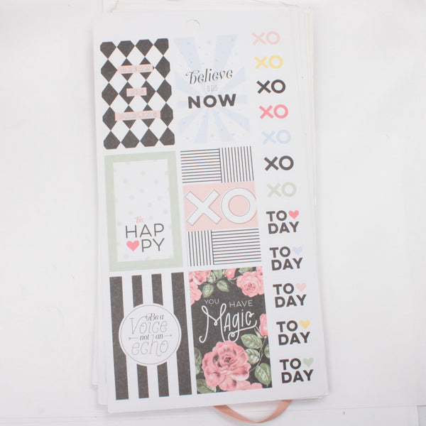 Sticker Book (Full / Unbound) - "Simply Lovely" (2018) - Happy Planner DeStash