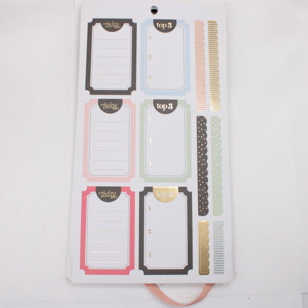 Sticker Book (Full / Unbound) - "Simply Lovely" (2018) - Happy Planner DeStash