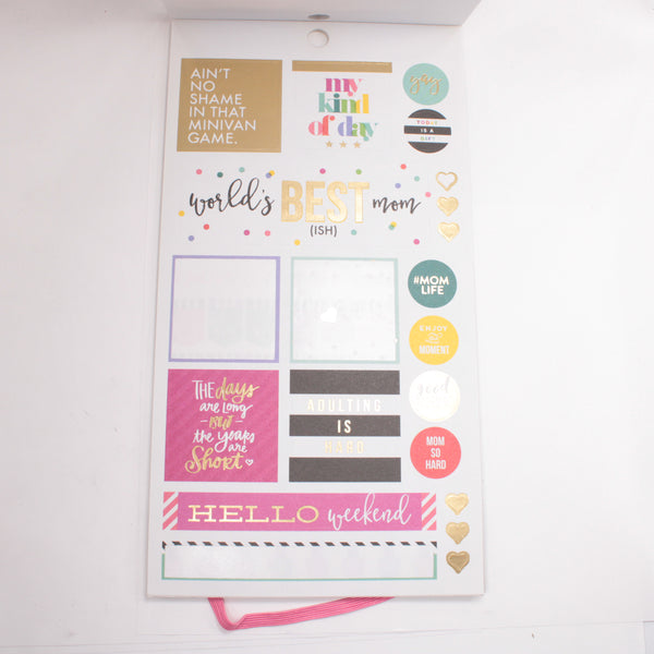 Sticker Book (Partial) - "Mom" (For Mini - 2017) - Happy Planner DeStash