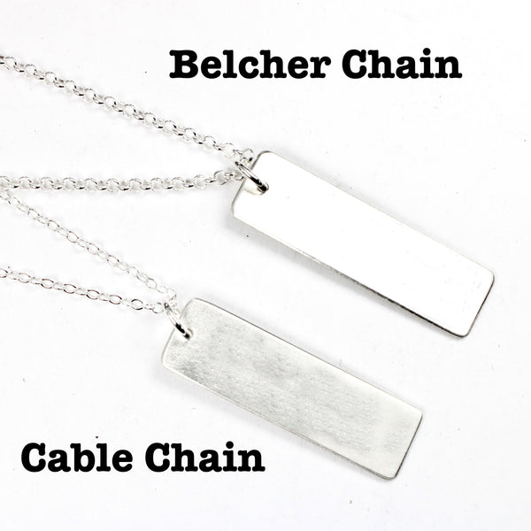 "Exist loudly" - Sterling Silver Necklace
