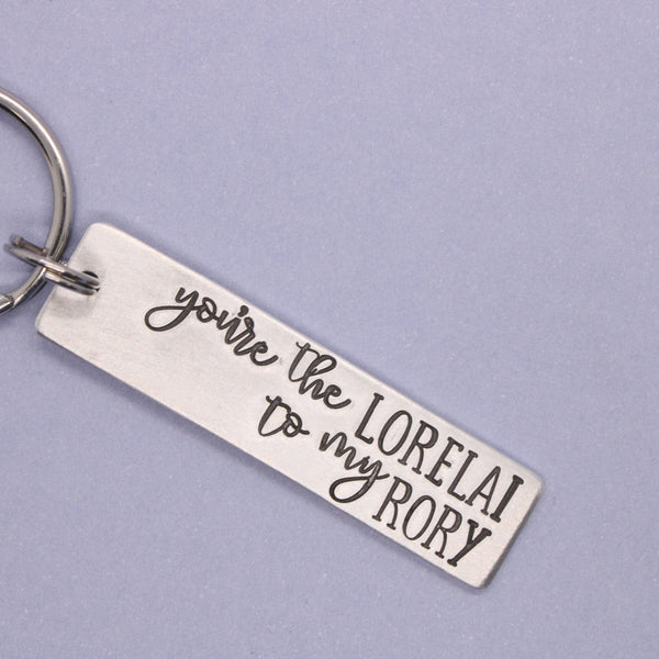 "You're the Lorelai to my Rory" and "You're the Rory to my Lorelai" Gilmore Girls Inspired Keychains