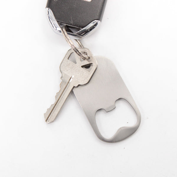 "DAD'S FAVORITE TOOL" Stainless Steel Bottle Opener Keychain