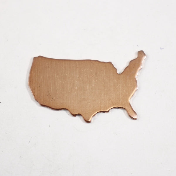 United States Stamping Blank - Copper - Supply Destash - Completely Hammered