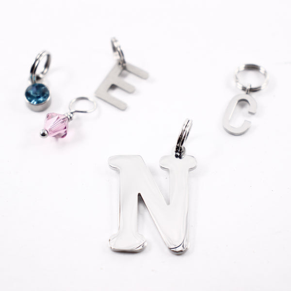Keychain Add On Letter Charms