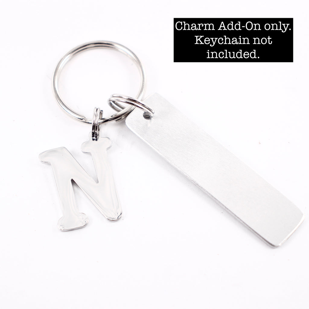 Keychain Add On Letter Charms