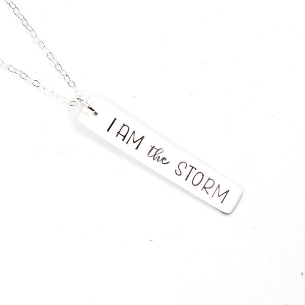 "I am the storm" Necklace / Charm