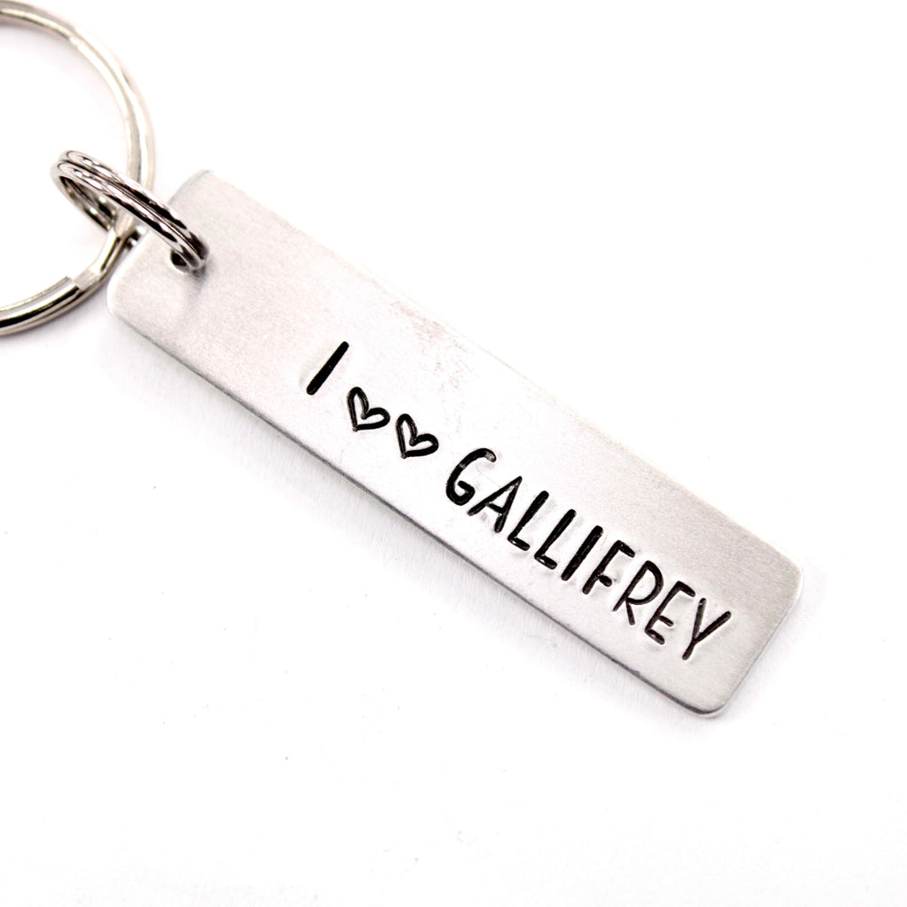 "I Heart Heart Gallifrey" Keychain - Discounted and ready to ship