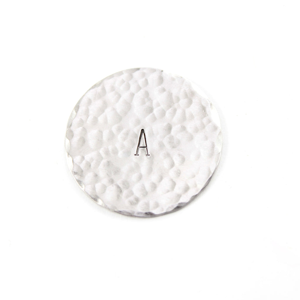 "A"  MAGNETIC golf ball marker - READY TO SHIP