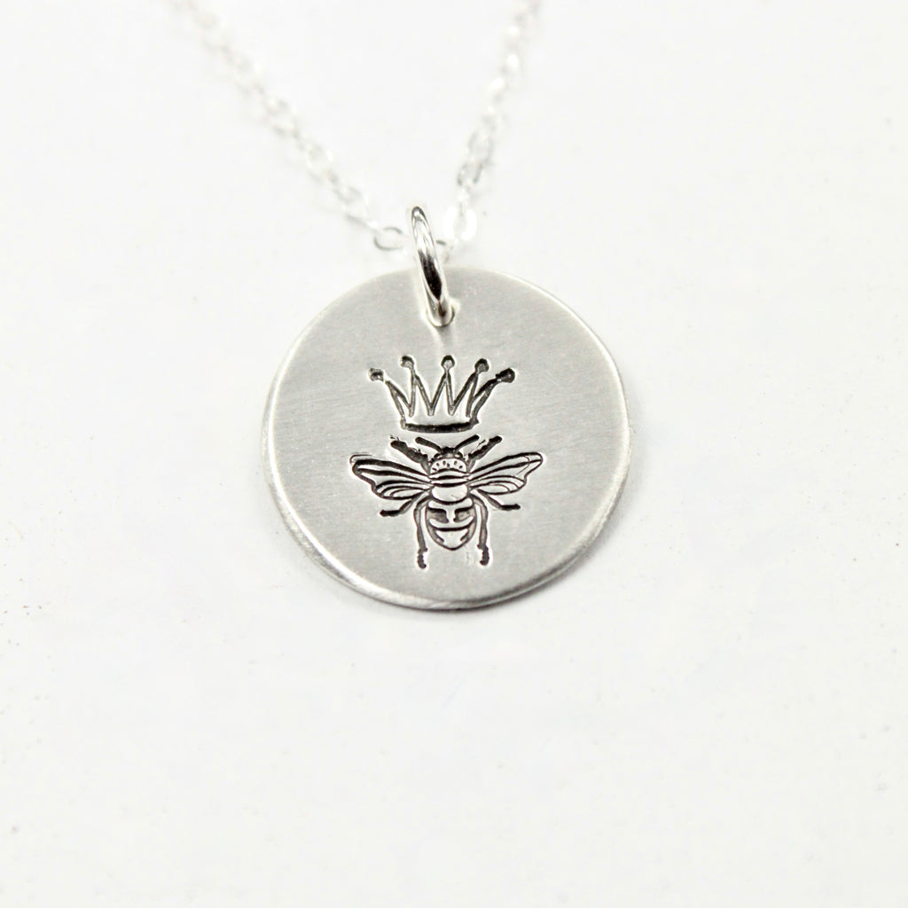 "Queen bee" Sterling Silver Charm/Necklace
