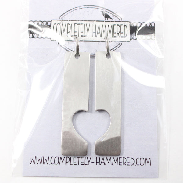 "With my whole heart for my whole life" - Couples Keychain Set