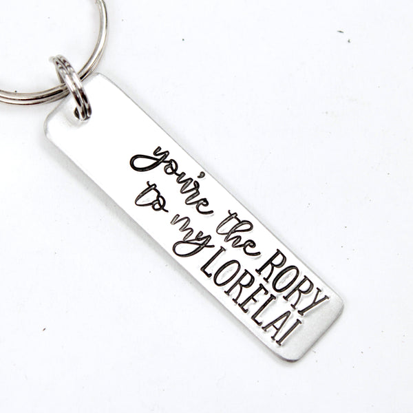 "You're the Lorelai to my Rory" and "You're the Rory to my Lorelai" Gilmore Girls Inspired Keychains