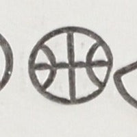 Font Fixation 4mm Basketball Metal Stamp - Completely Hammered