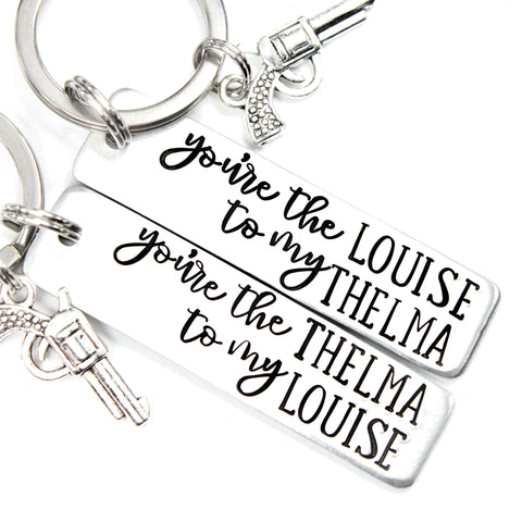 thelma and louise keychain