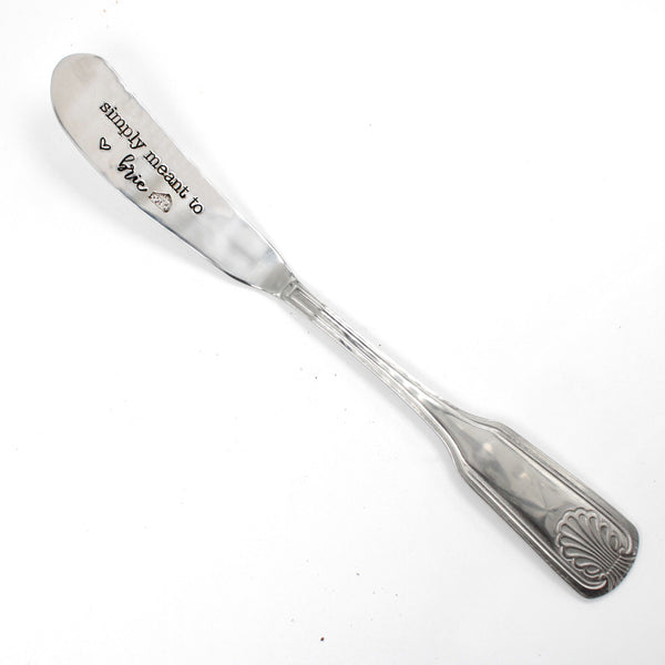 "Simply Meant to Brie" Cheese Spreader / Cheese knife