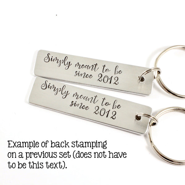 "You're the Jack to My Sally" and "You're the Sally to my Jack" Keychains - Completely Hammered