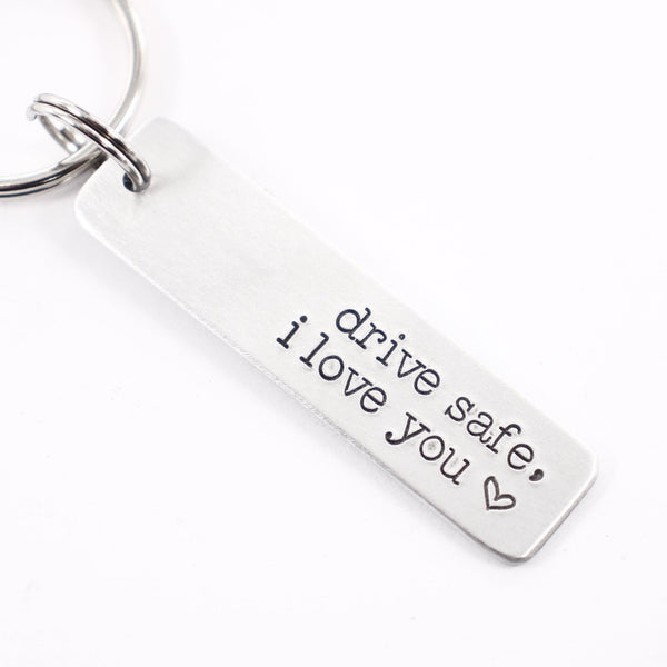 Custom, Hand Stamped Keychain - Completely Hammered