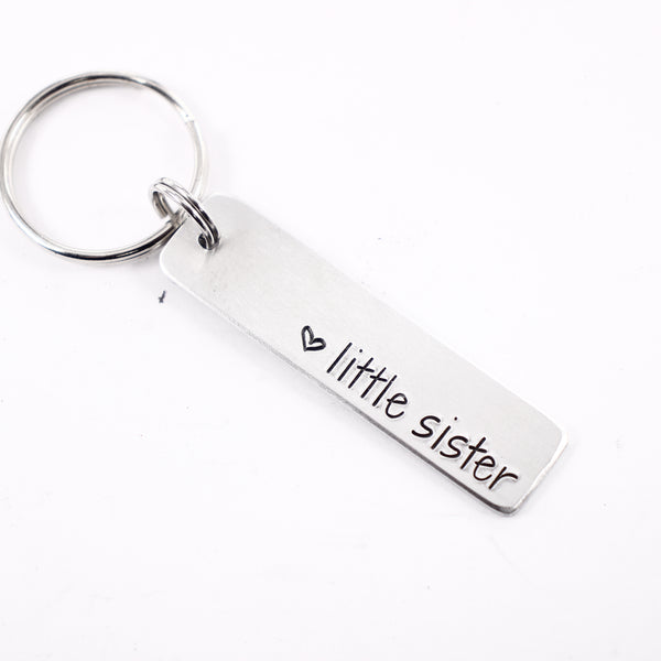 "Little Sister" "Middle Sister" and "Big Sister"  Keychains - Available as a single or a set of both!