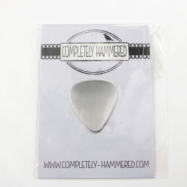 "I'd still pick you" Hand stamped Guitar Pick