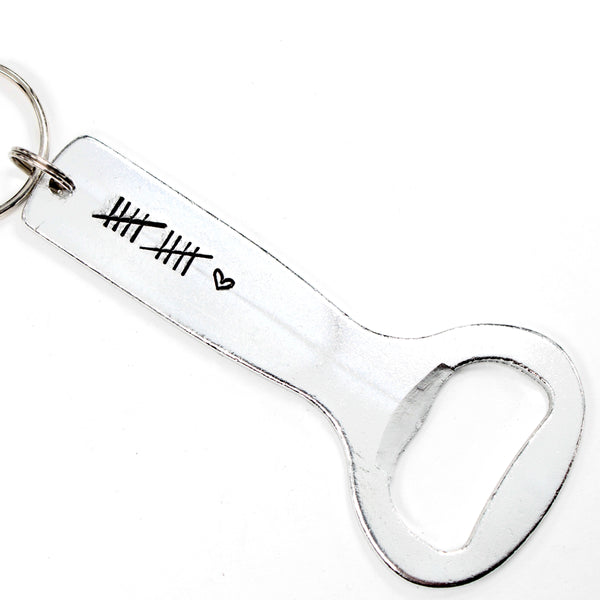 Tally Mark Bottle Opener / Number Bottle Opener