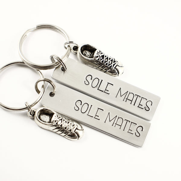 "Sole Mates" - Running Buddy Keychain Set #HE - Completely Hammered