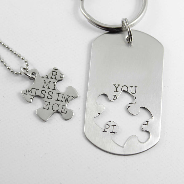 "You are my missing piece" puzzle piece set - Completely Hammered