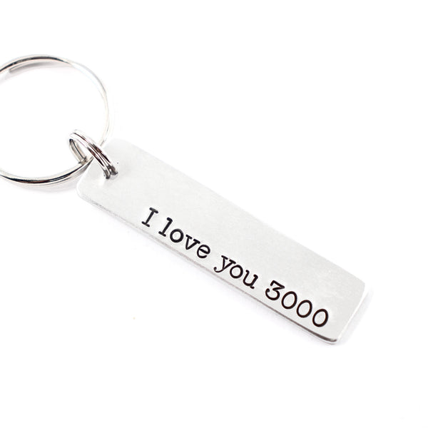 "I love you 3000" Keychain