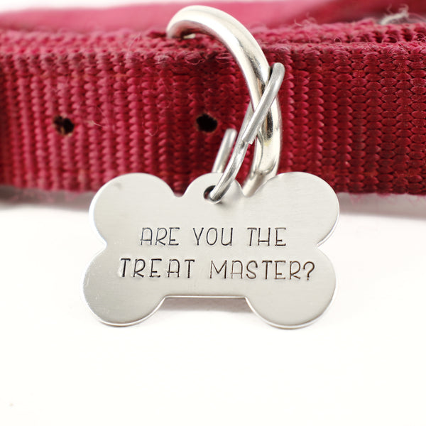 Pet ID Tag -  "Are you the treatmaster?" - PET ID TAGS - Completely Hammered - Completely Wired