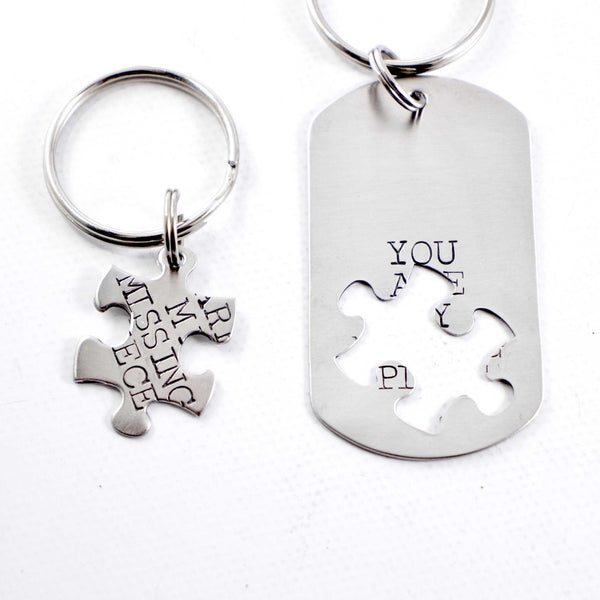 "You are my missing piece" puzzle piece set - Completely Hammered